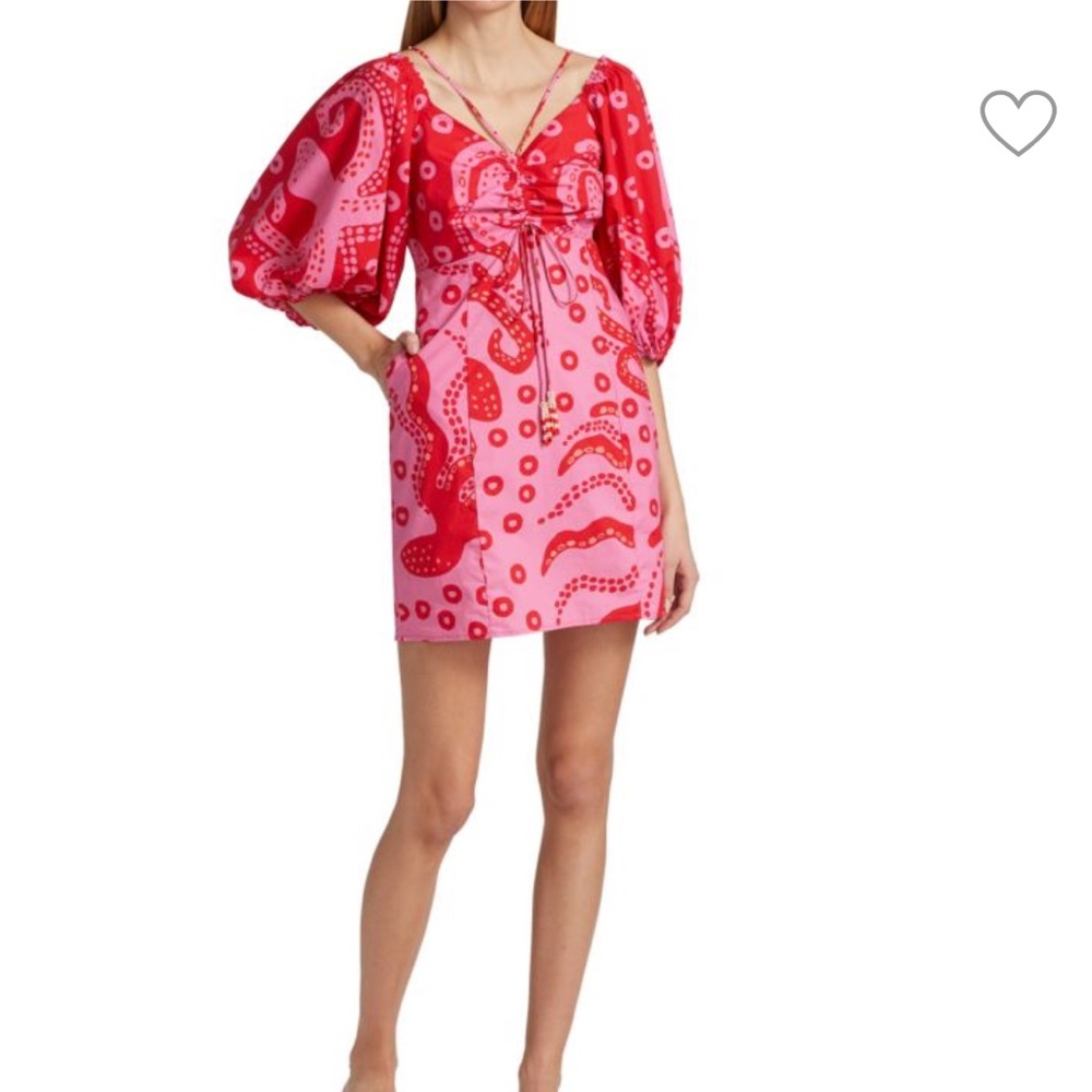 FARM RIO
Octocool Puff-Sleeve Mini Dress